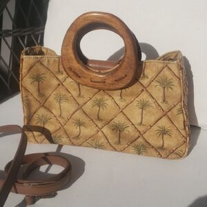 FOSSIL Palm Tree Clutch /Crossbody